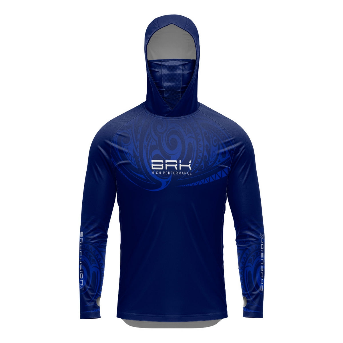 Camisa FusionX Maori Deep Ocean BRK com Proteção Solar UV50+ Brk Fishing