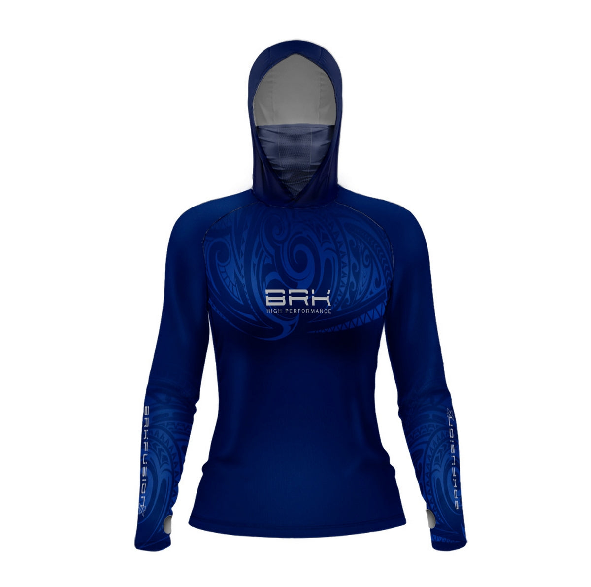Camisa FusionX Feminina Maori Deep Ocean BRK com Proteção Solar UV50+ - Brk Fishing