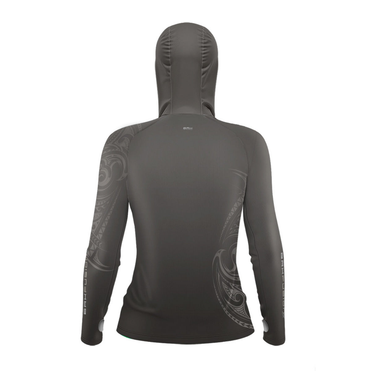 Camisa FusionX Feminina Maori Tribal Cinza BRK com Proteção Solar UV50+ - Brk Fishing