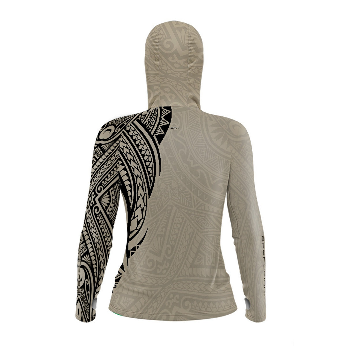 Camisa FusionX Feminina Maori Tribal Areia BRK com Proteção Solar UV50+ - Brk Fishing