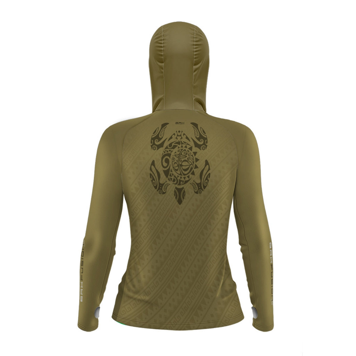 Camisa FusionX Feminina Maori Tartaruga Tribal BRK com Proteção Solar UV50+ - Brk Fishing