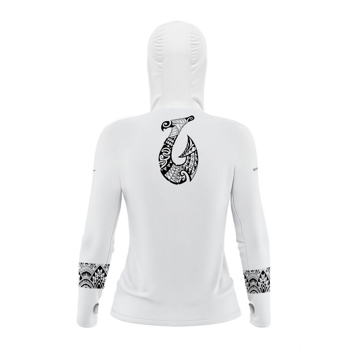 Camisa FusionX Feminina Maori Branca Anzol BRK com Proteção Solar UV50+ - Brk Fishing