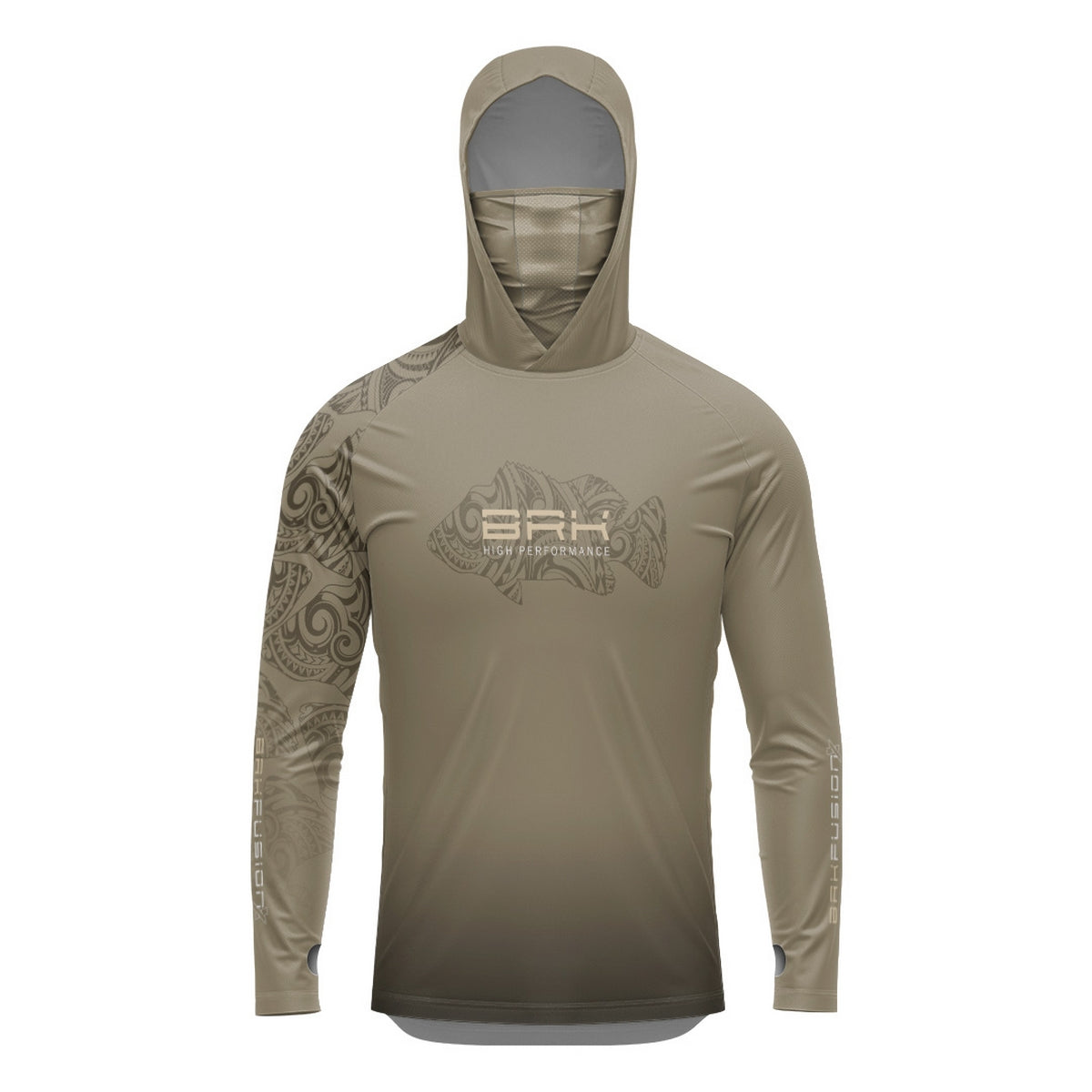 Camisa FusionX Maori Tucunaré Tribal BRK com Proteção Solar UV50+ - Brk Fishing