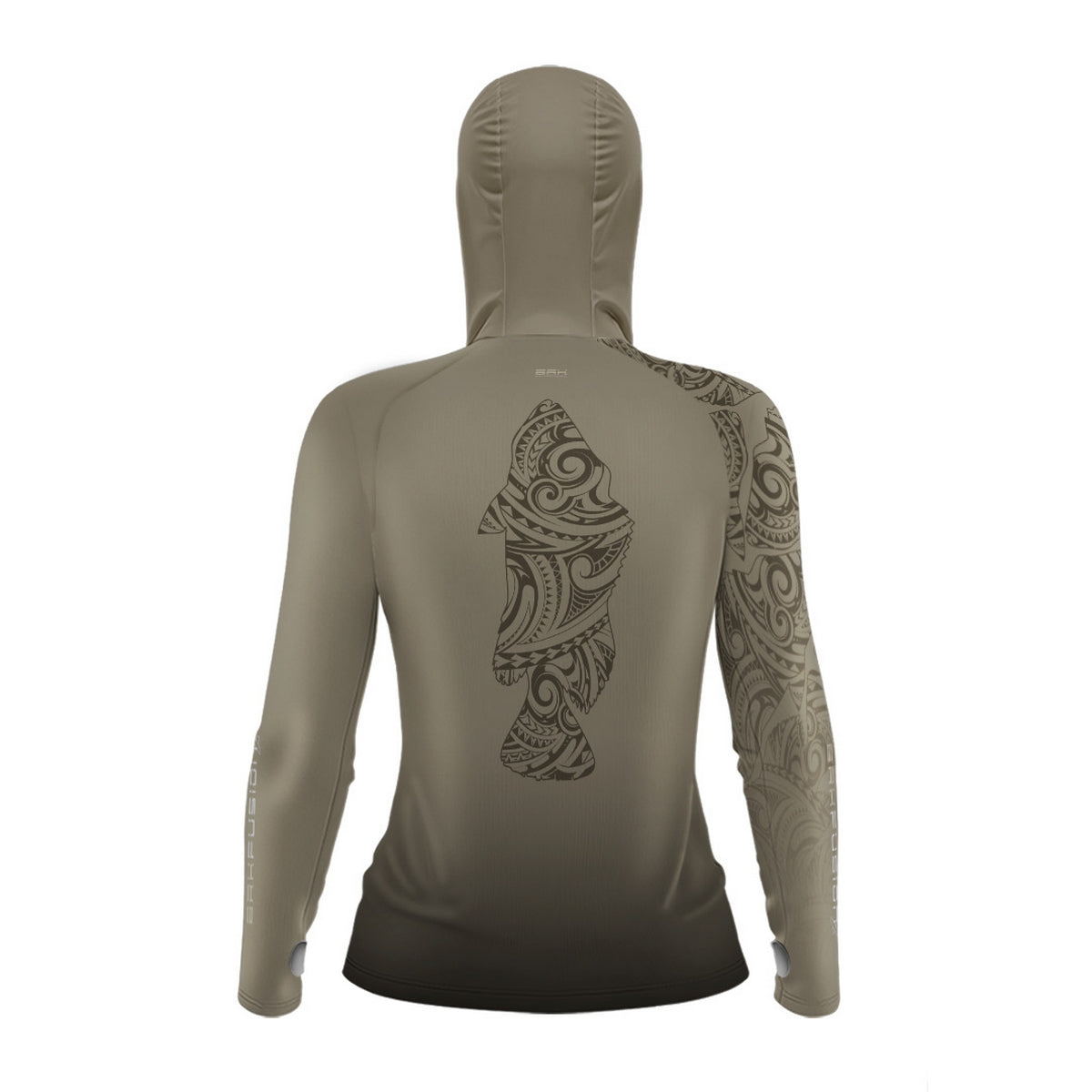 Camisa FusionX Feminina Maori Tucunaré Tribal BRK com Proteção Solar UV50+ - Brk Fishing