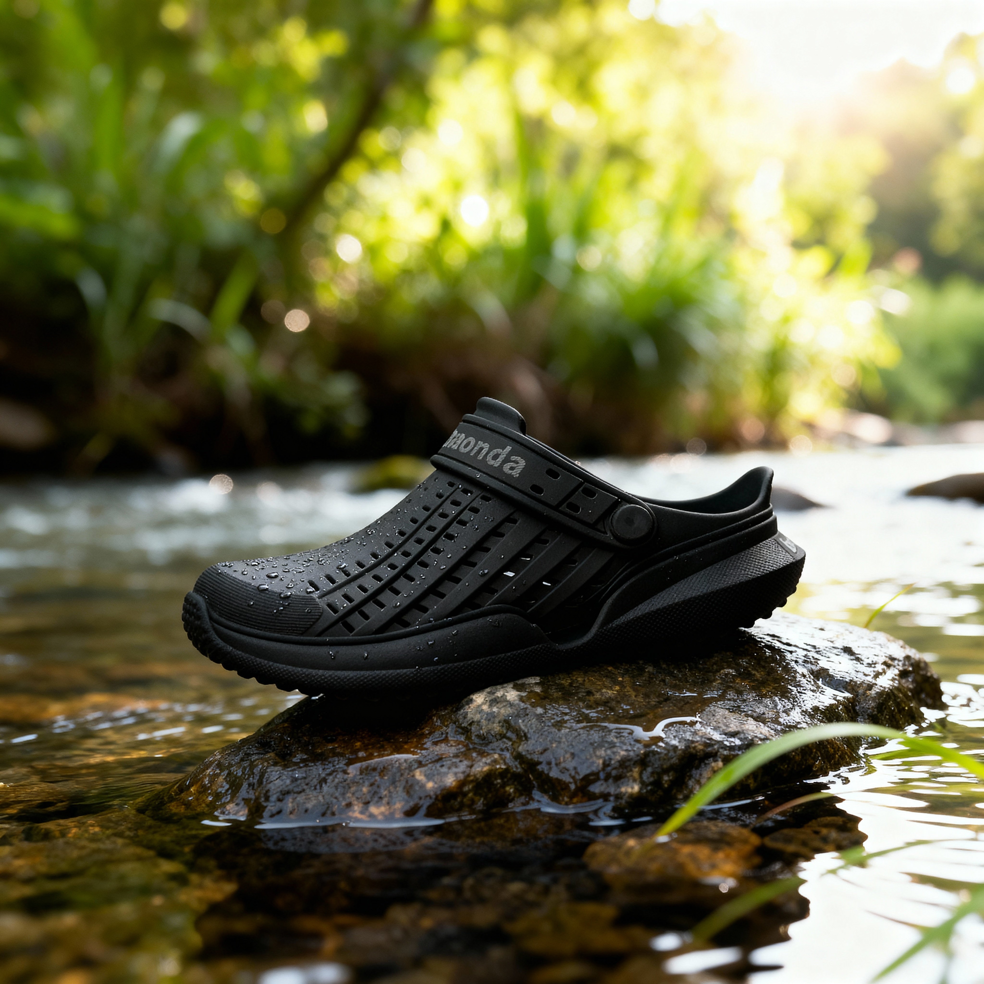 Sandália Antiderrapante para Pesca Boaonda Flow Discovery Preto - Brk Fishing