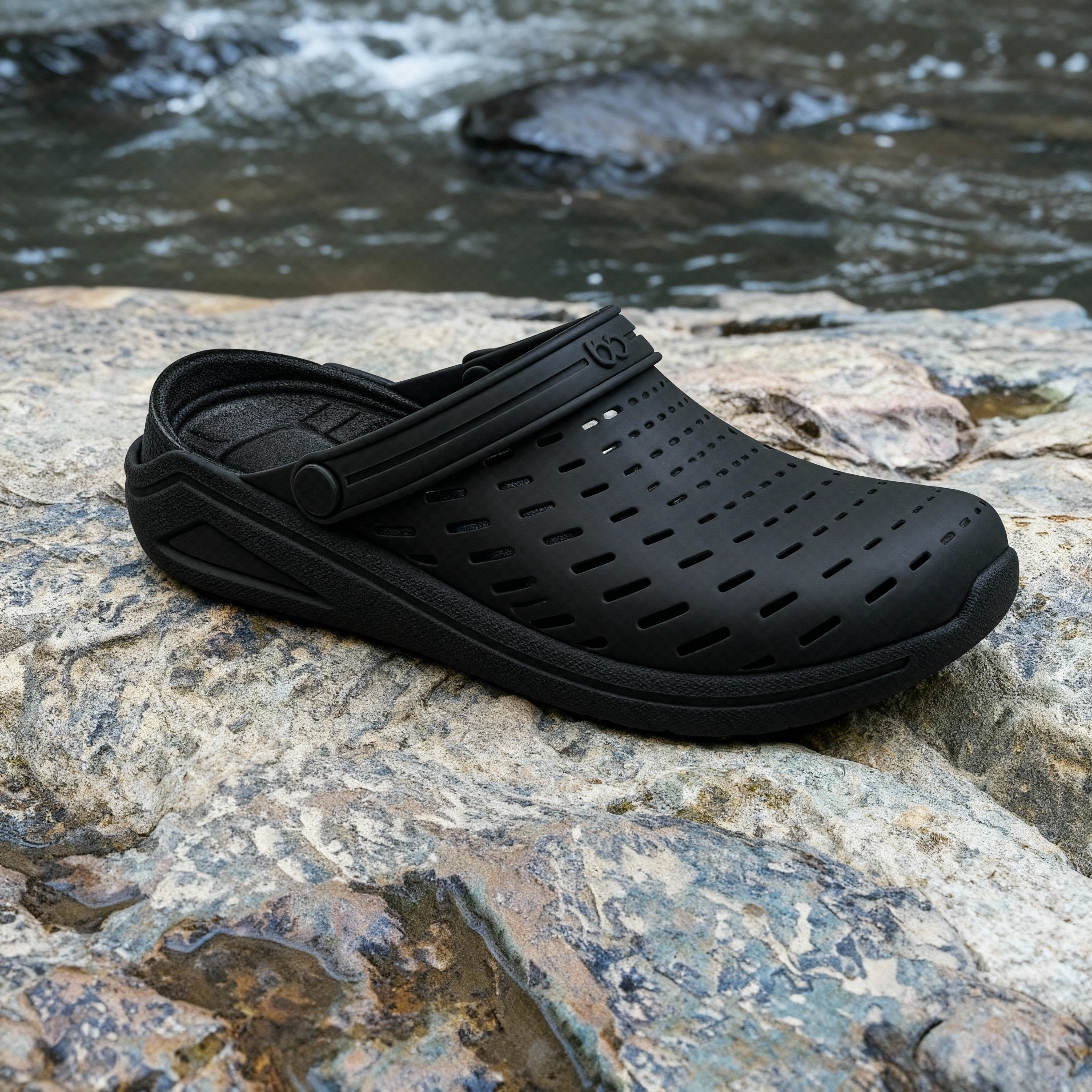 Sandália Antiderrapante para Pesca Boaonda Brave Preto - Brk Fishing