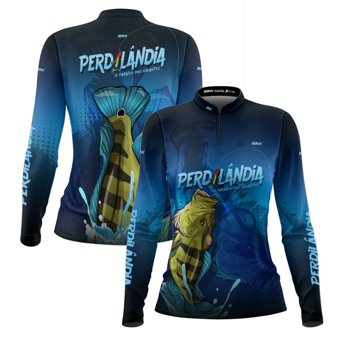 Camisa de Pesca Feminina Brk Tucunaré Perdilândia com UV50+ Brk Fishing