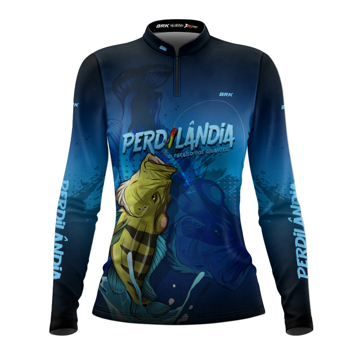 Camisa de Pesca Feminina Brk Tucunaré Perdilândia com UV50+ Brk Fishing