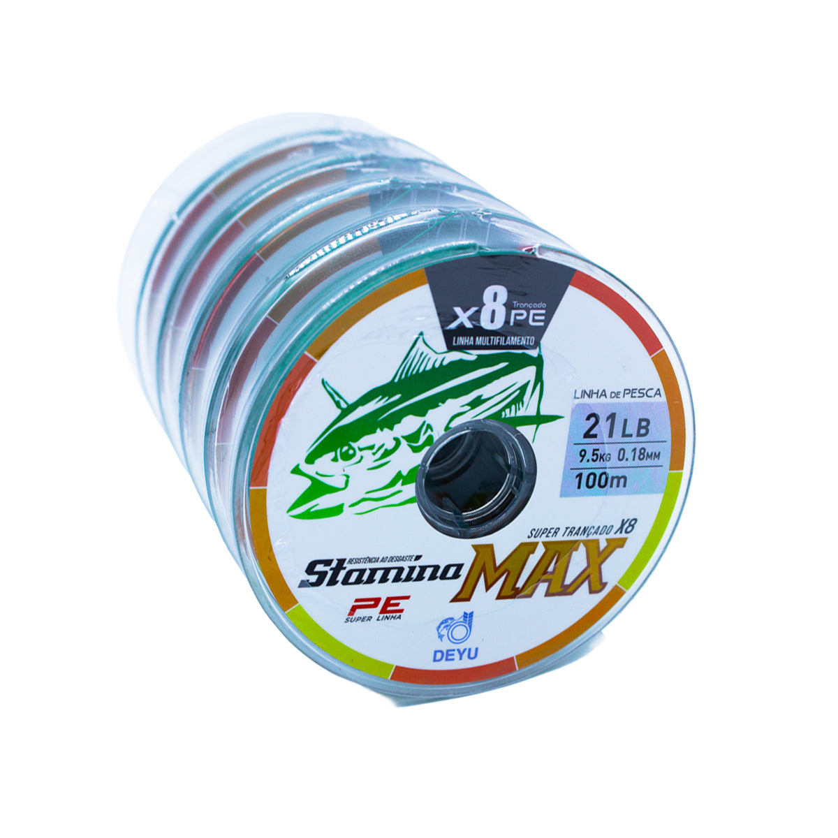 Linha de Pesca Deyu Multifilamento 8X Verde