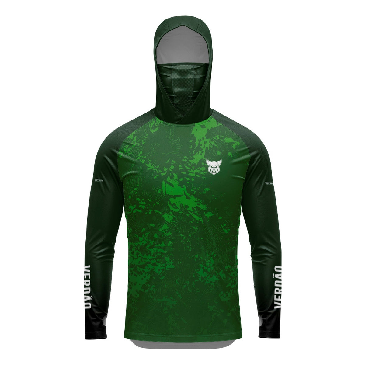 Camisa FusionX Verdão Alviverde BRK com Proteção Solar UV50+ Brk Fishing