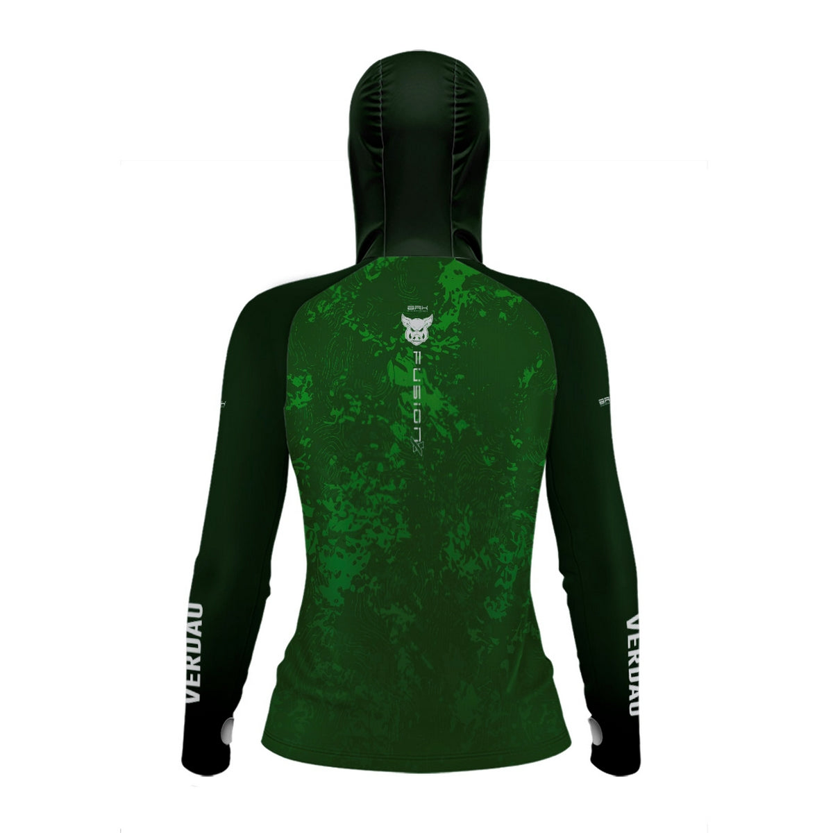 Camisa FusionX Feminina Verdão Alviverde BRK com Proteção Solar UV50+ Brk Fishing
