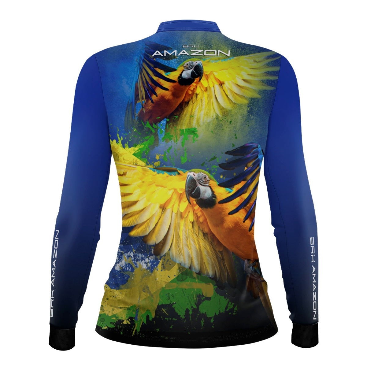 Camisa de Pesca Brk Amazon Arara Brasil com Proteção UV50 Brk Fishing