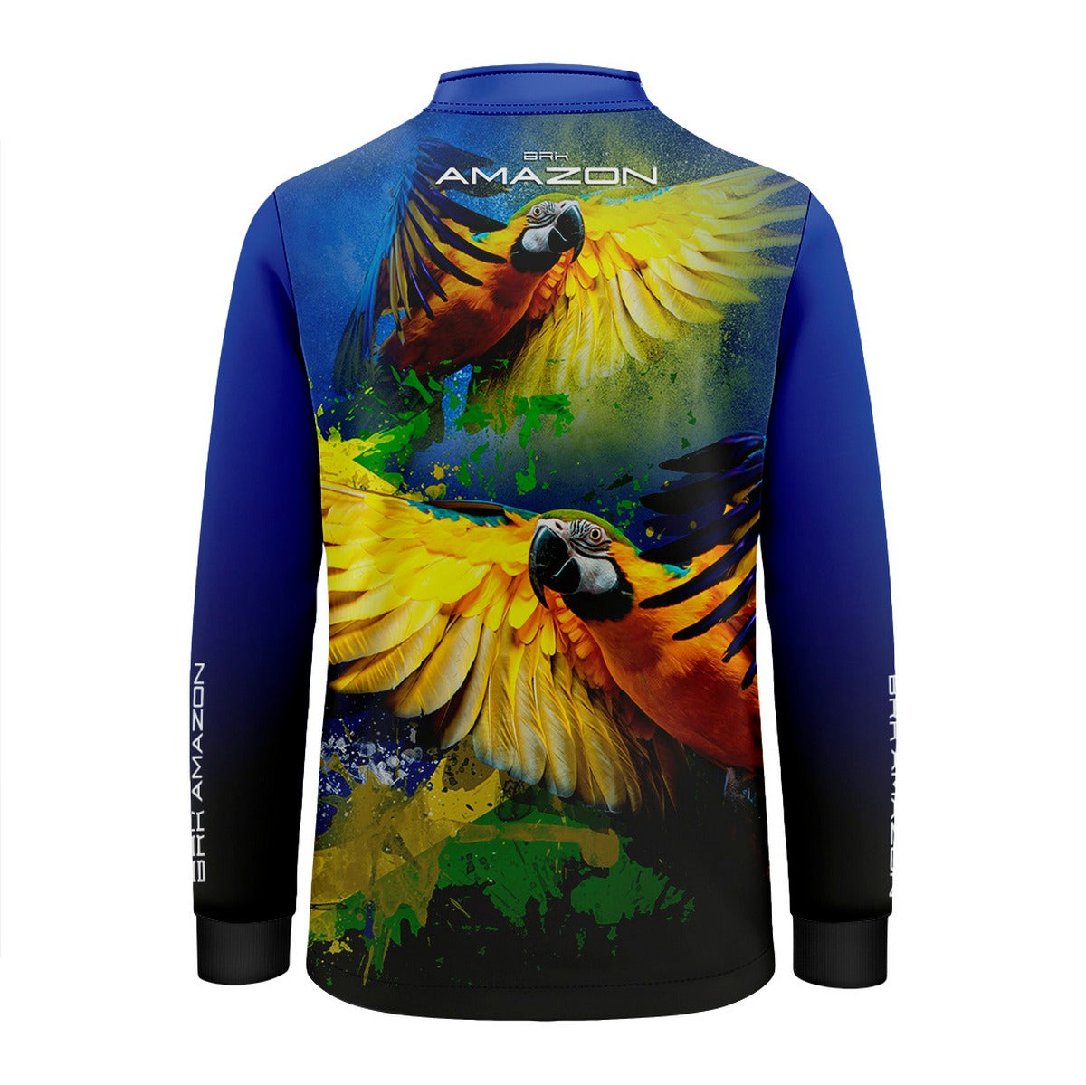 Camisa de Pesca Brk Amazon Arara Brasil com Proteção UV50 Brk Fishing