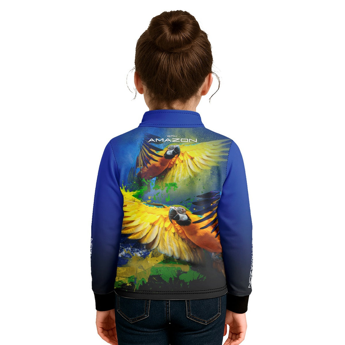 Camisa de Pesca Brk Amazon Arara Brasil com Proteção UV50 Brk Fishing