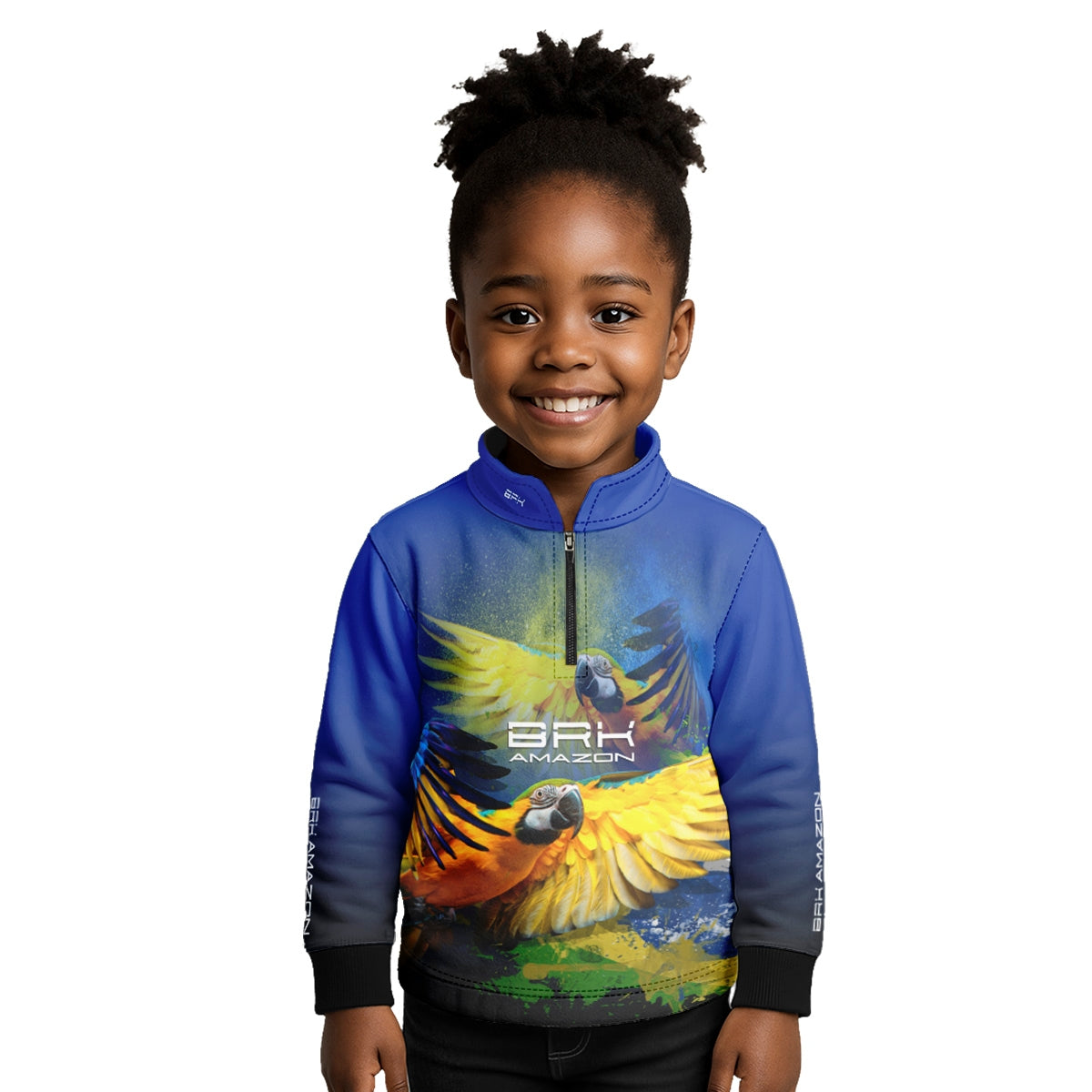 Camisa de Pesca Brk Amazon Arara Brasil com Proteção UV50 Brk Fishing