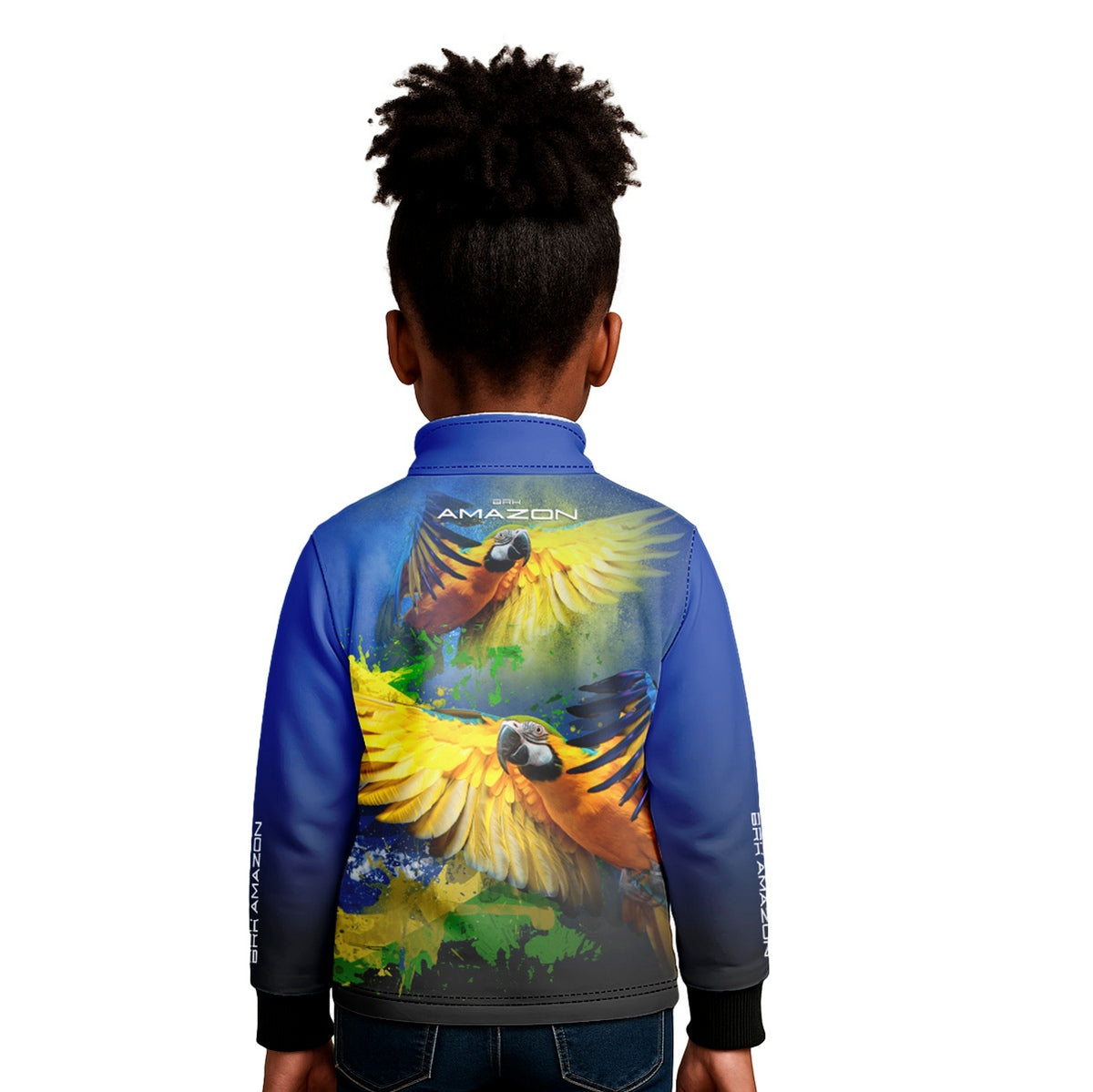 Camisa de Pesca Brk Amazon Arara Brasil com Proteção UV50 Brk Fishing