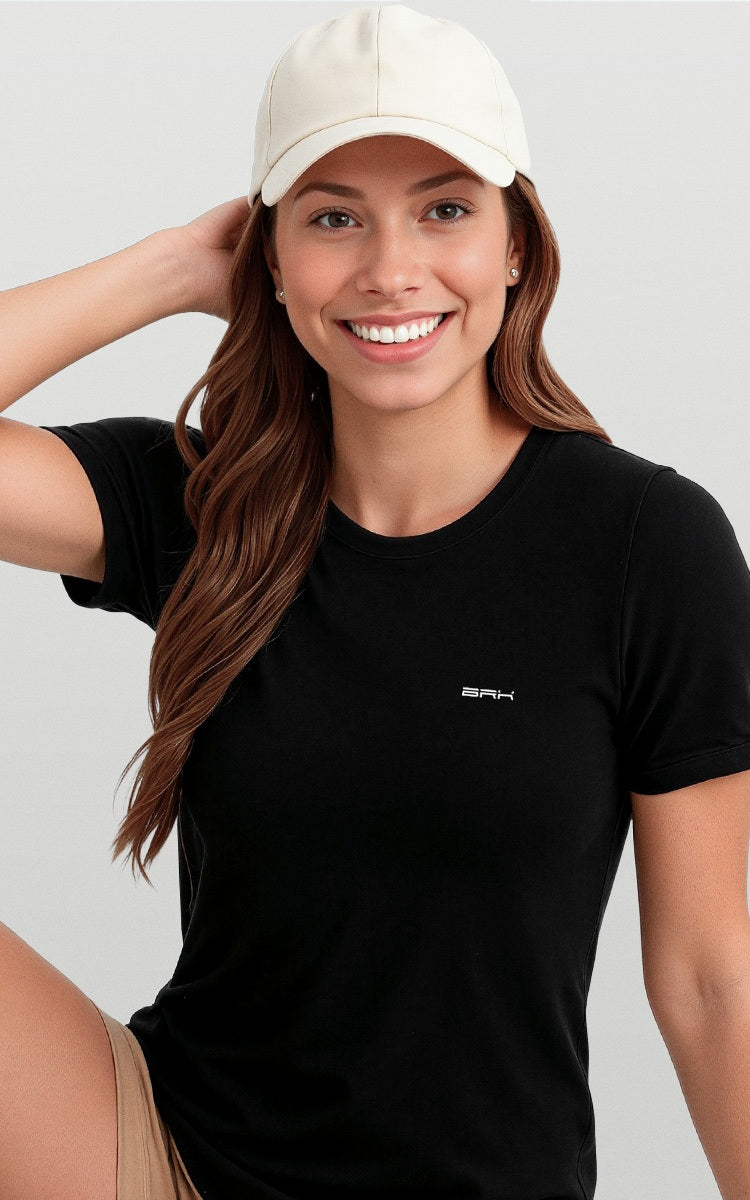 Camiseta Básica de Algodão Brk Laranja Tucunaré Brk Fishing