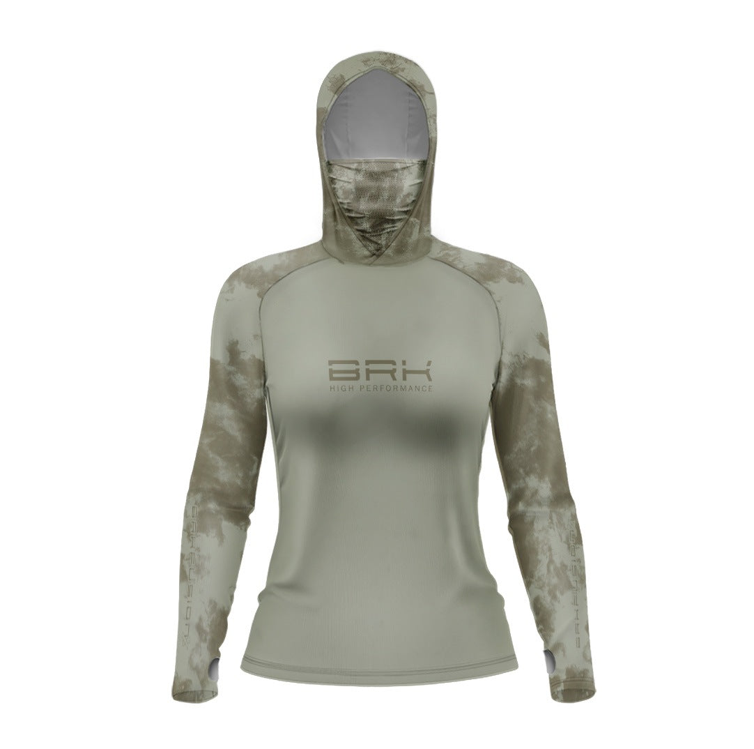Camisa FusionX Feminina  Brk Fishing Abacate com Proteção UV50+