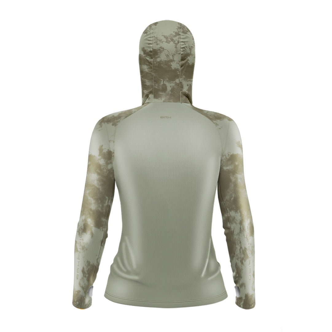 Camisa FusionX Feminina  Brk Fishing Abacate com Proteção UV50+