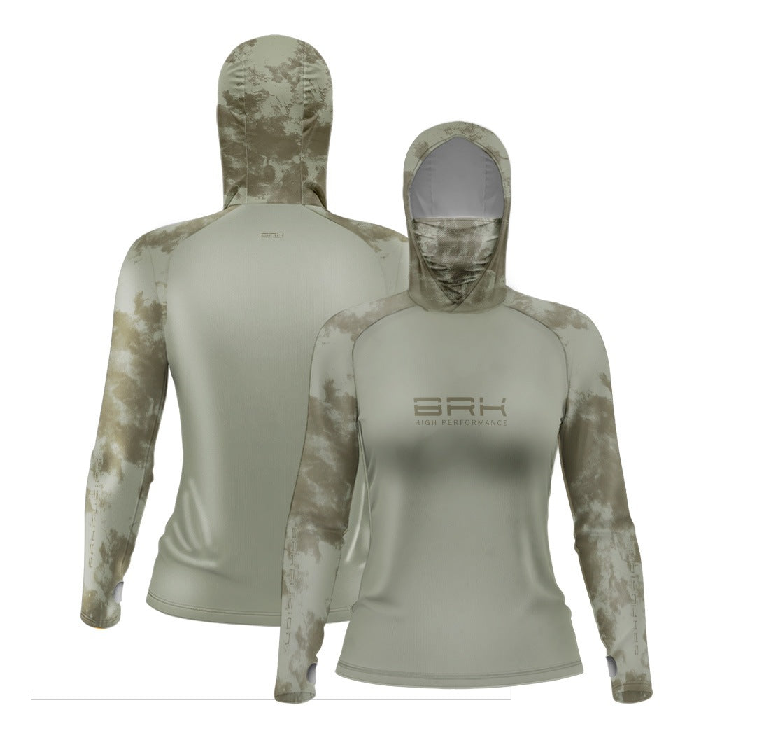 Camisa FusionX Feminina  Brk Fishing Abacate com Proteção UV50+
