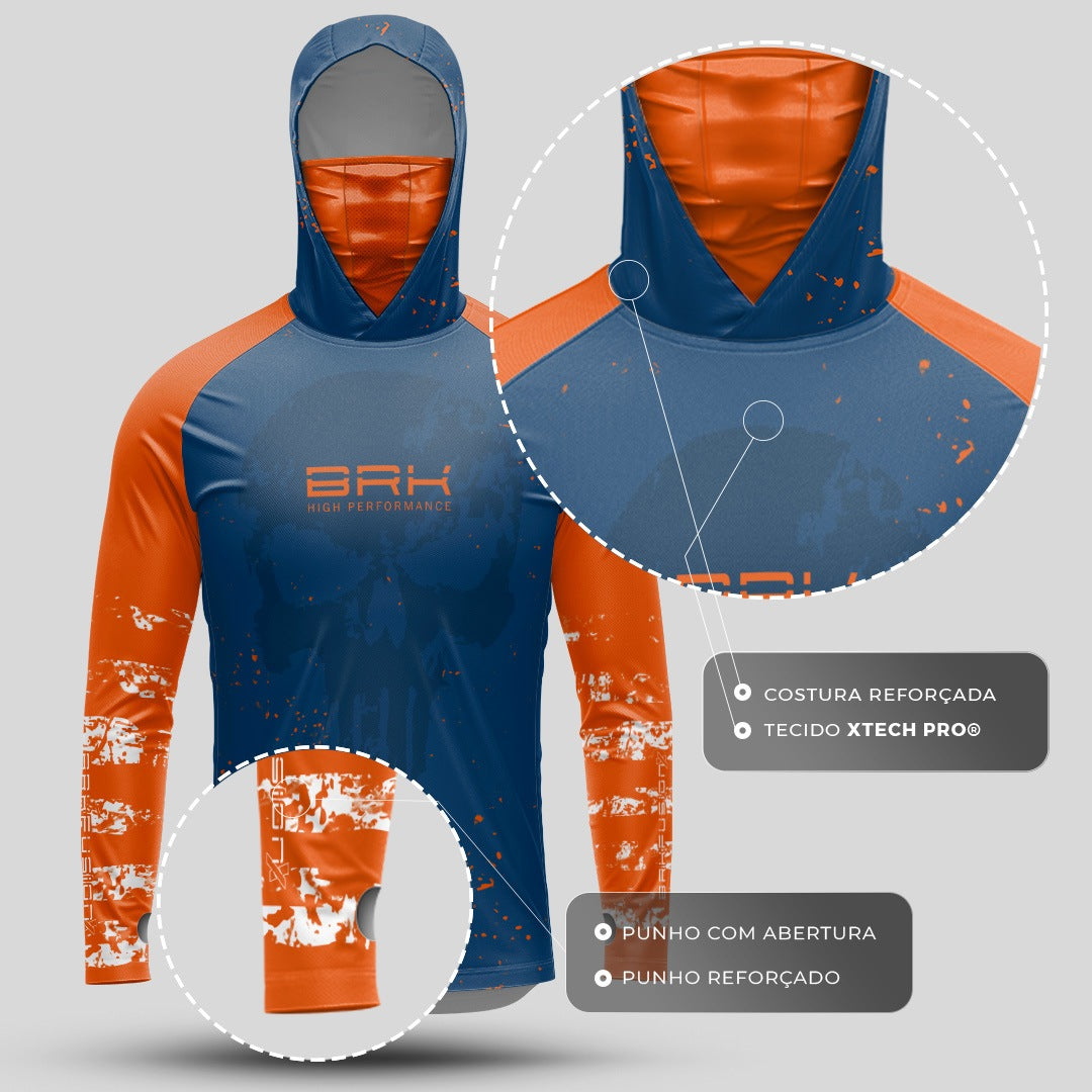 Camisa FusionX Brk Fishing EUA com Proteção UV50+