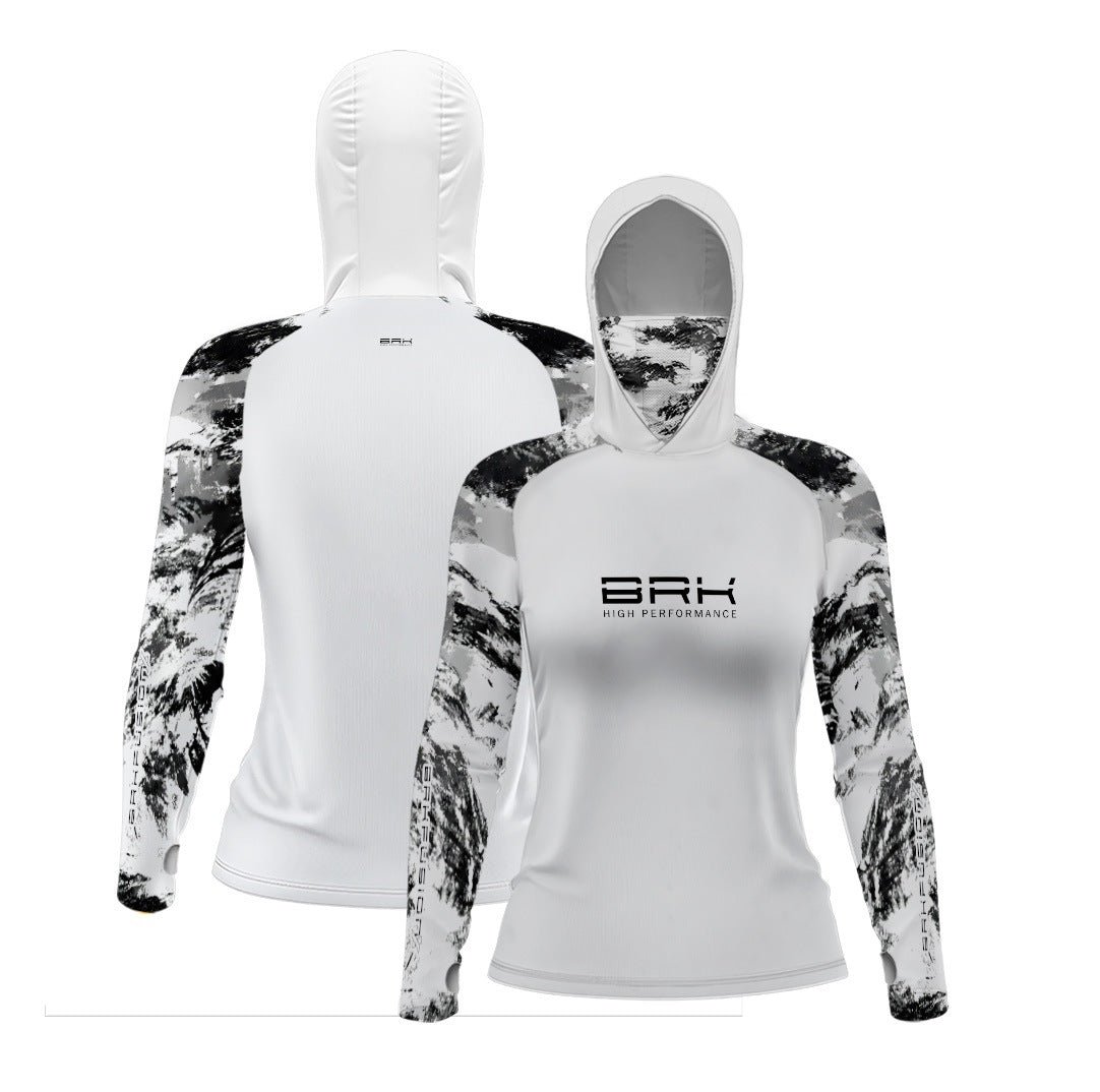 Camisa FusionX Feminina  Brk Fishing Nevoa com Proteção UV50+