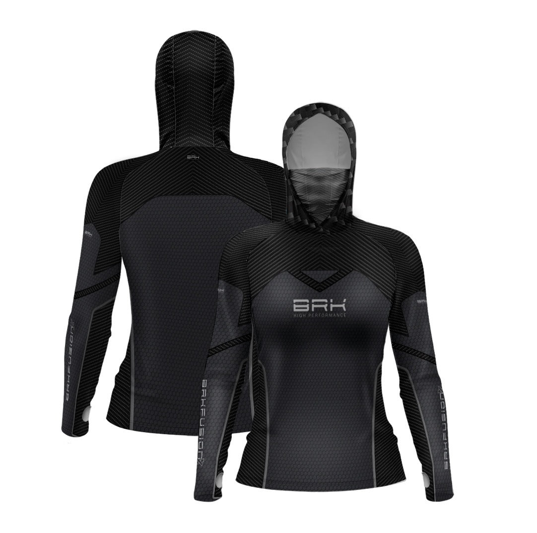 Camisa FusionX Feminina  Brk Fishing Fibra de Carbono com Proteção UV50+