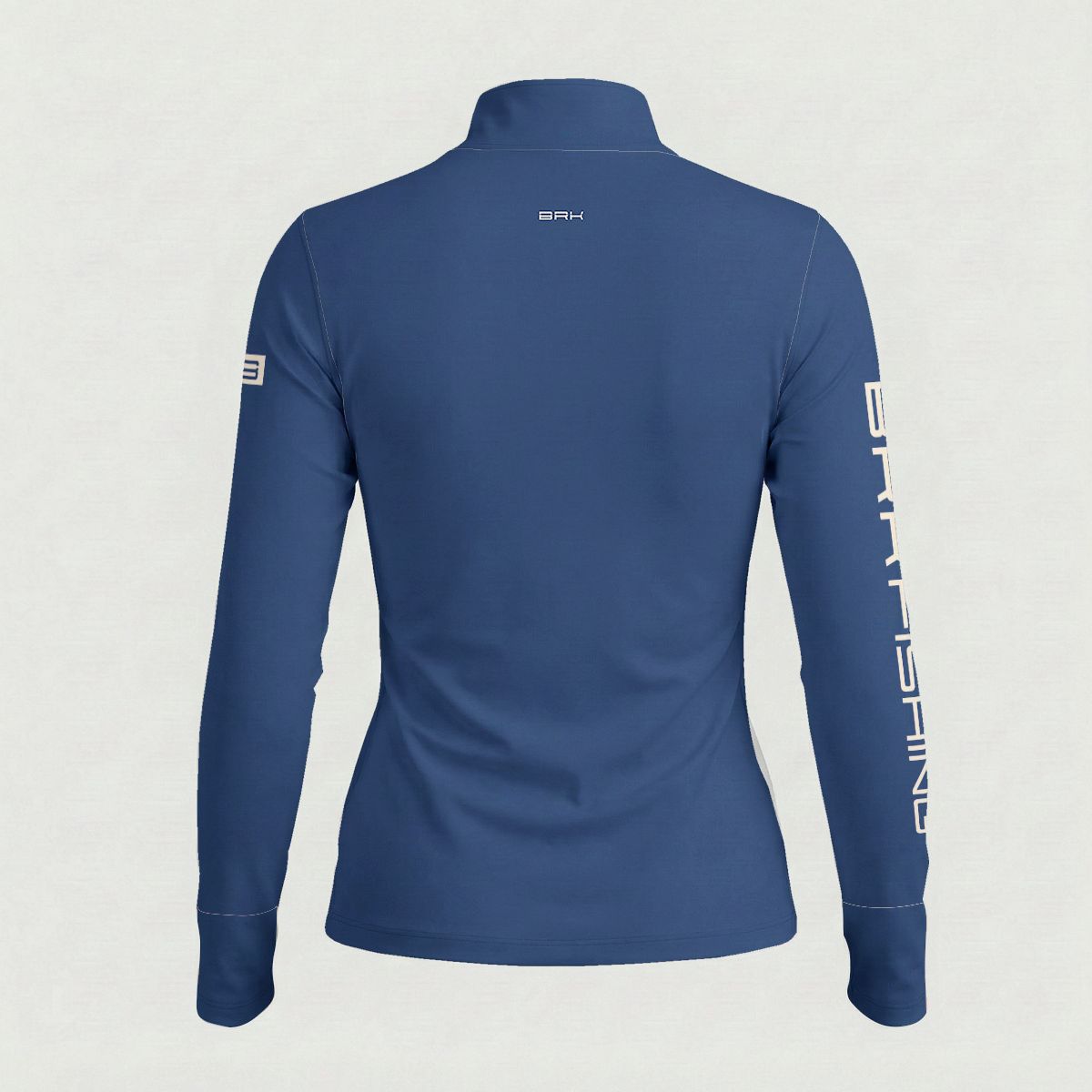 Camisa ArmorX Feminina Brk Fishing Azul Marinho Lisa com Proteção Solar UV50+