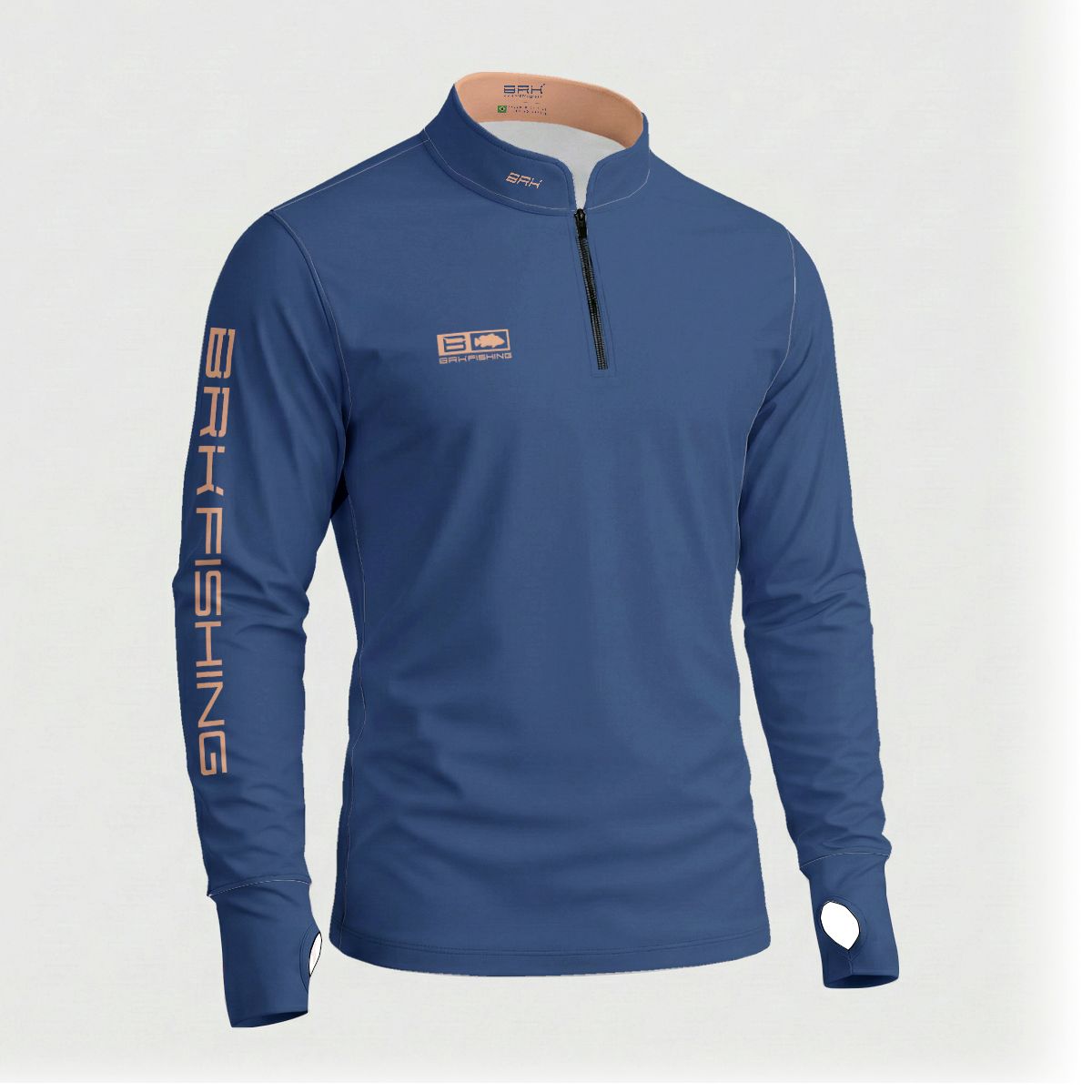 Camisa ArmorX Brk Fishing Azul Marinho com Proteção Solar UV50+