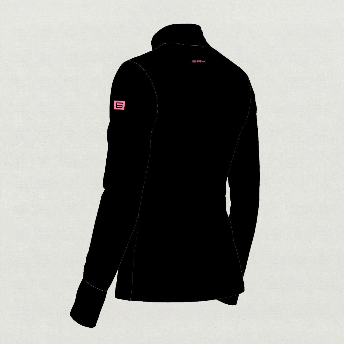 Camisa ArmorX Feminina Brk Fishing Preta com Detalhes Rosa e Proteção Solar UV50+