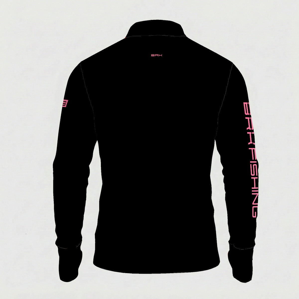 Camisa ArmorX Brk Fishing Preta com Detalhes Rosa e Proteção Solar UV50+