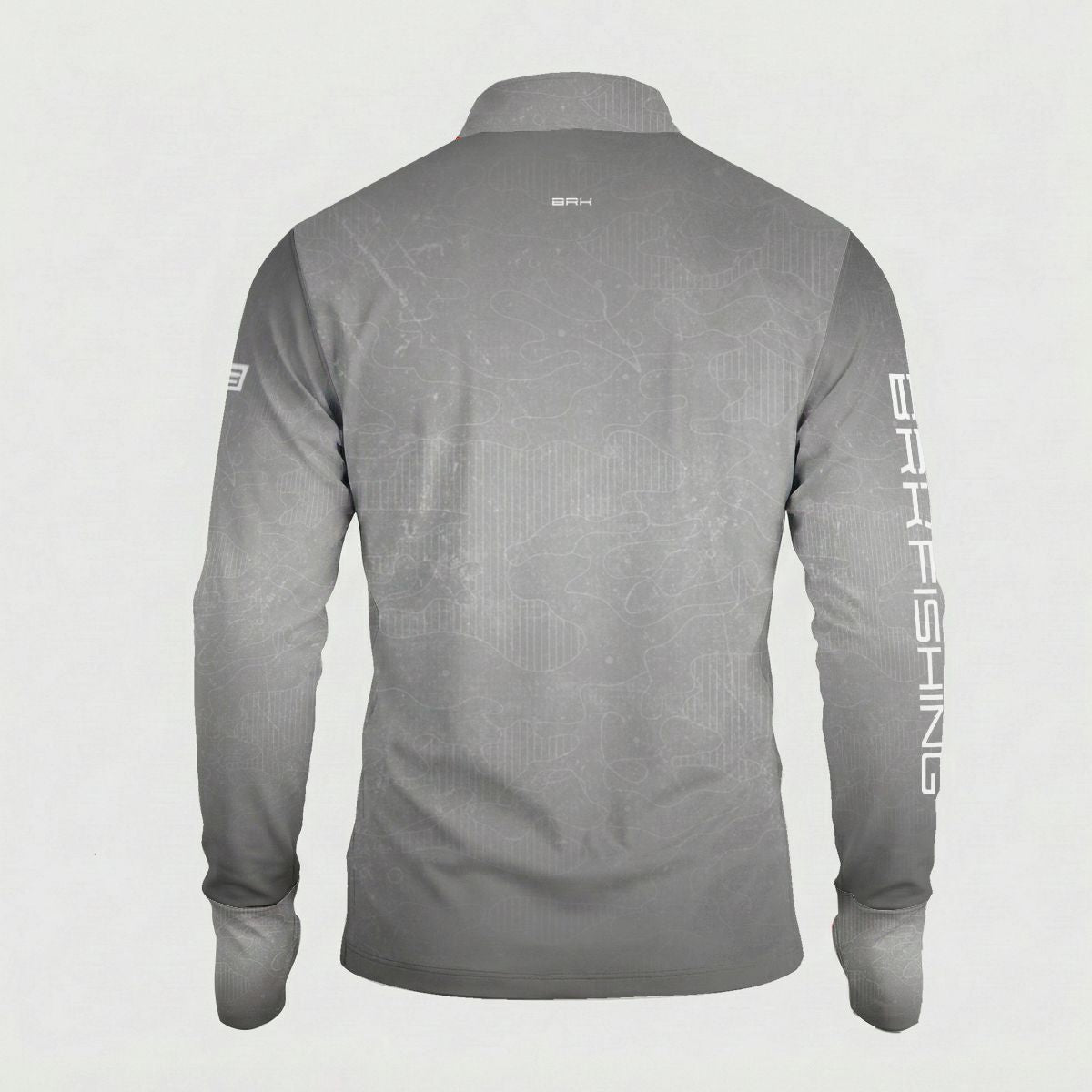 Camisa ArmorX Brk Fishing Cinza Camuflada com Proteção Solar UV50+