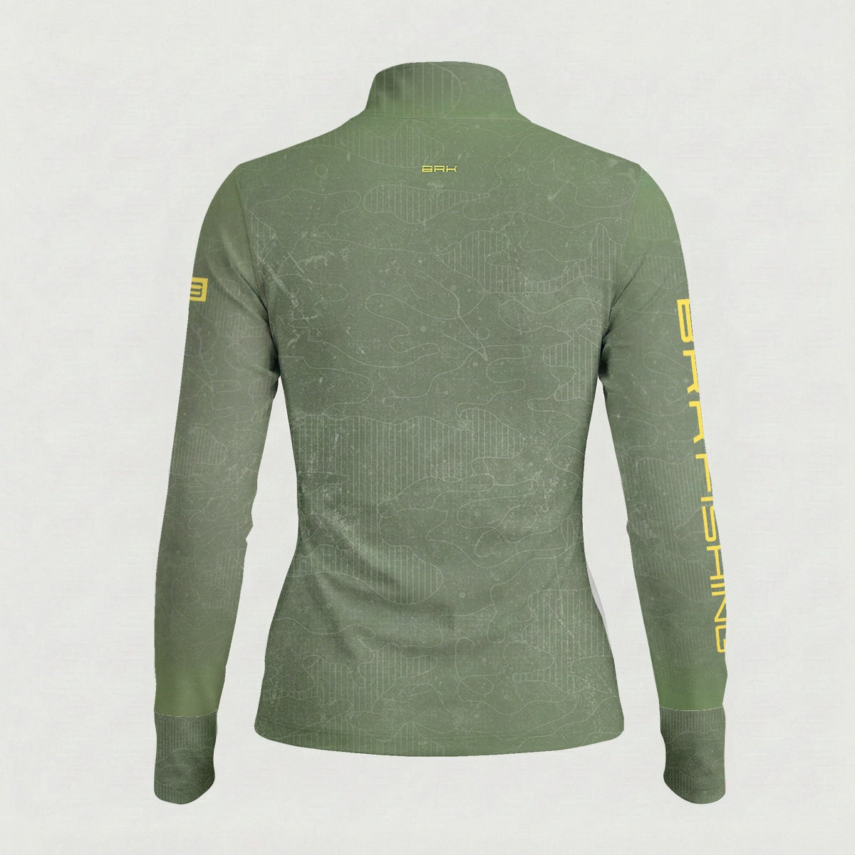 Camisa ArmorX Feminina Brk Fishing Verde Militar Camuflada com Proteção Solar UV50+