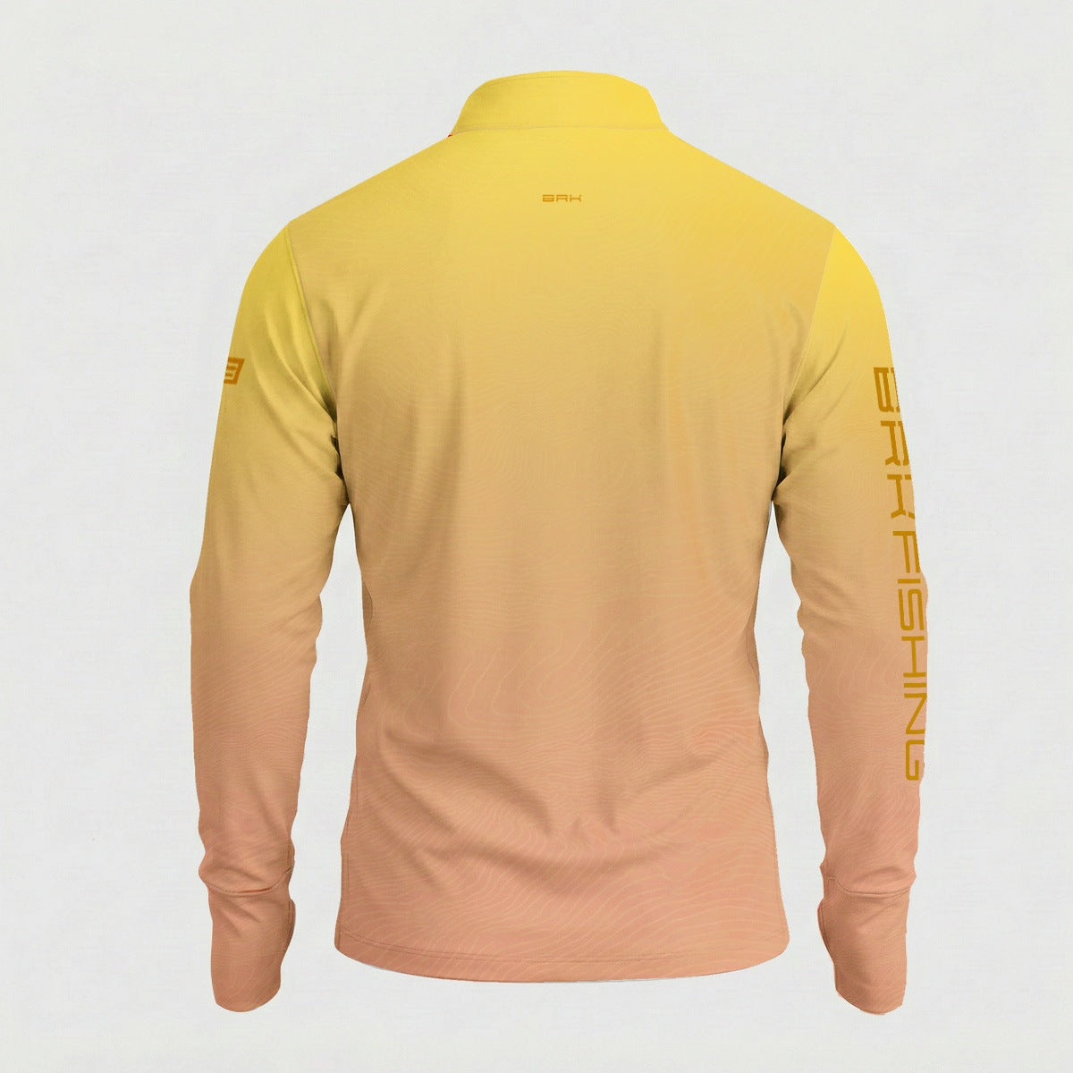 Camisa ArmorX Brk Fishing Degradê Amarelo e Laranja com Proteção UV50+