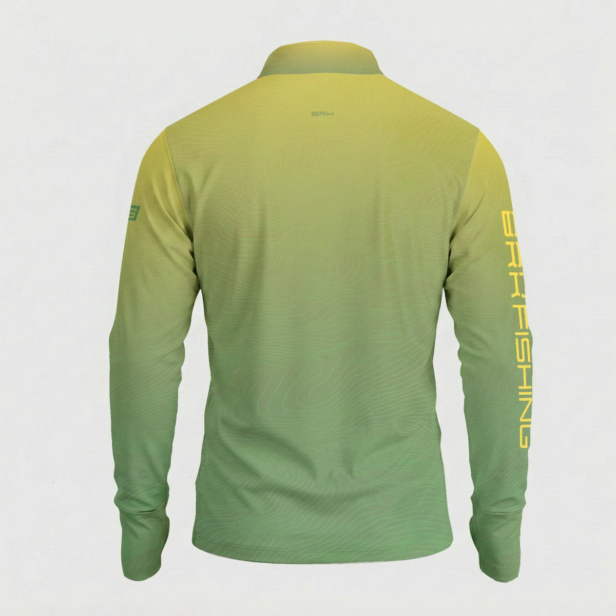Camisa ArmorX Brk Fishing Verde e Amarelo com Proteção UV50+