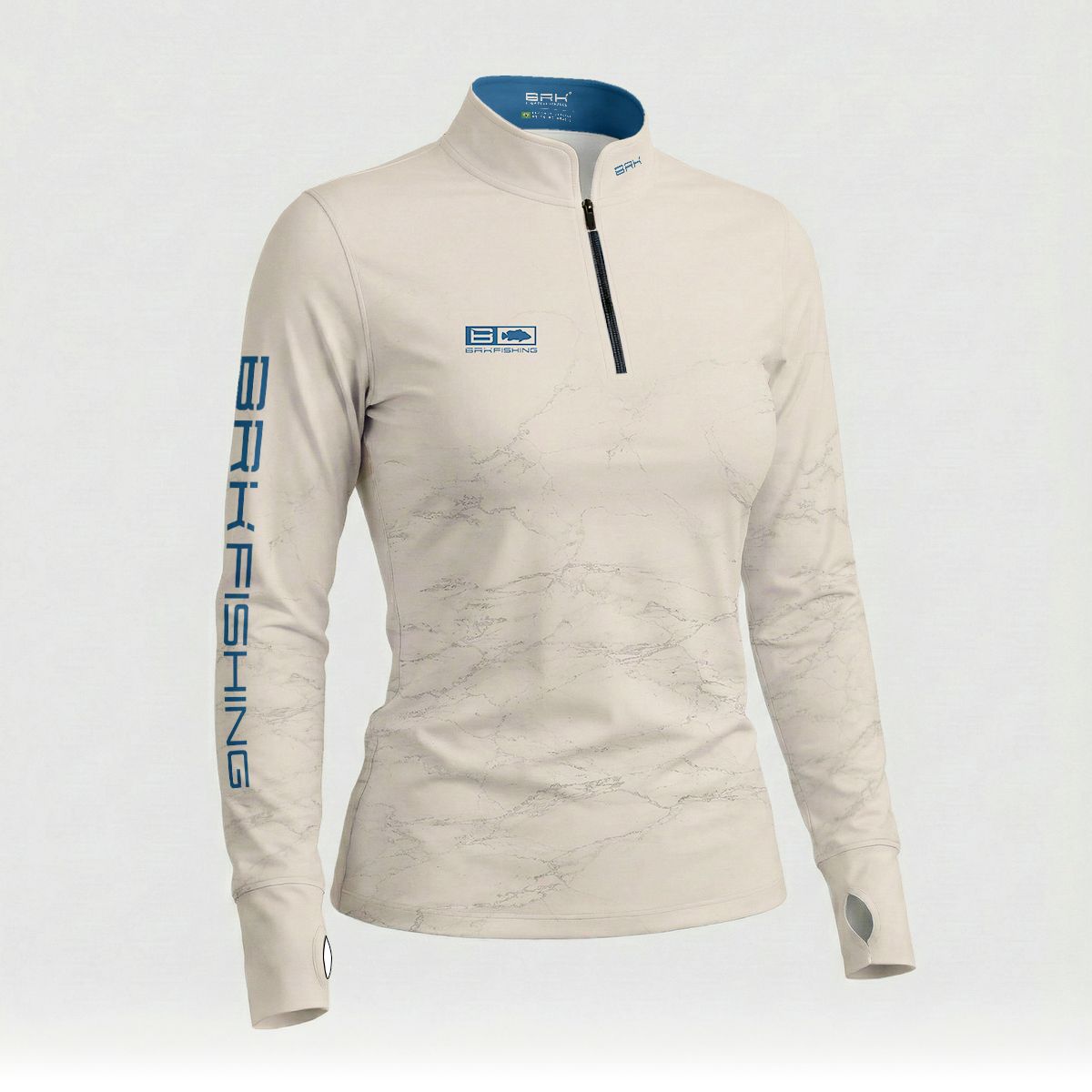 Camisa ArmorX Feminina Brk Fishing Bege Claro com Proteção UV50+