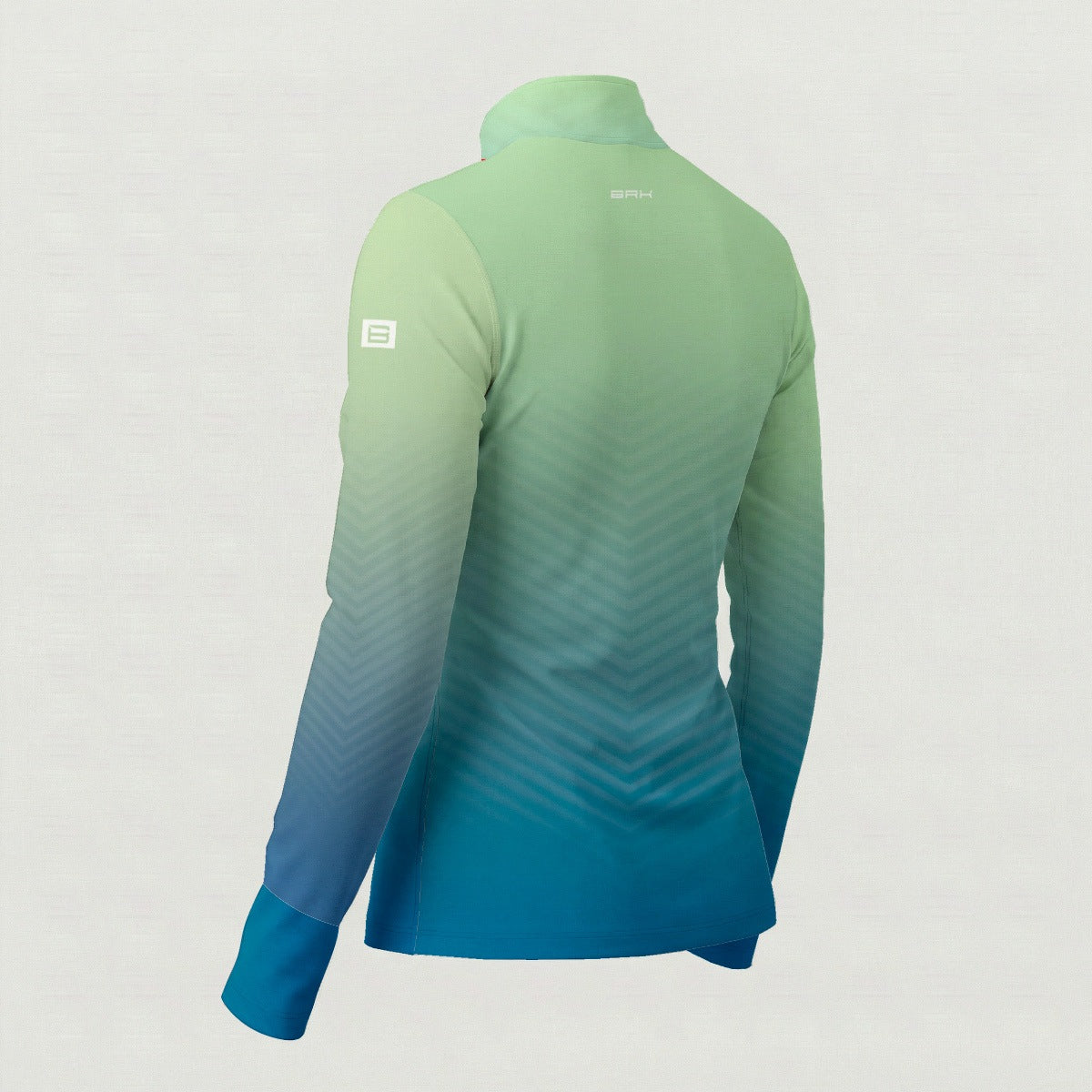 Camisa ArmorX Feminina Brk Fishing Degradê Verde e Azul com Proteção UV50+