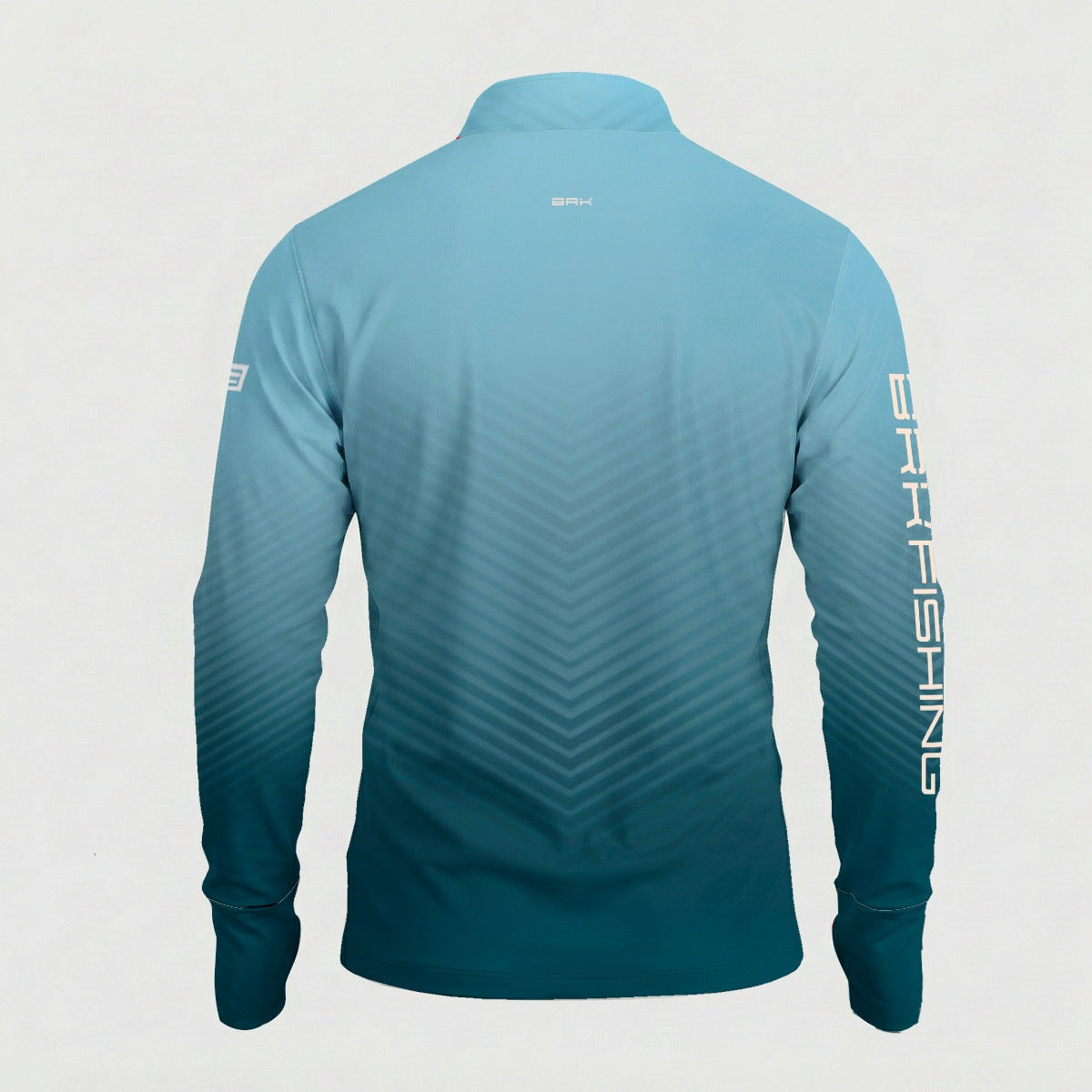 Camisa ArmorX Brk Fishing Degradê Azul Claro e Verde Petróleo com Proteção UV50+