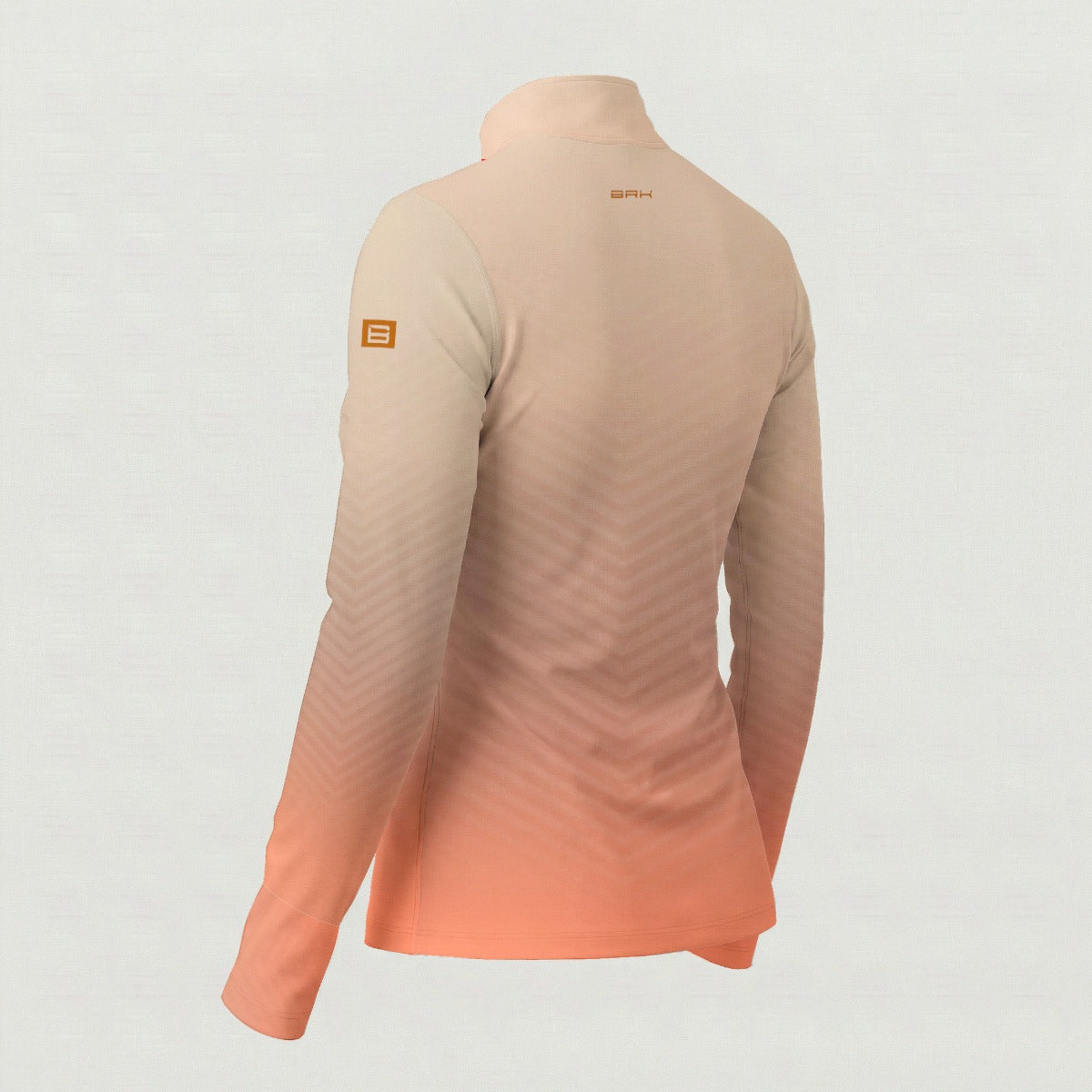 Camisa ArmorX Feminina Brk Fishing Degradê Bege e Laranja com Proteção UV50+