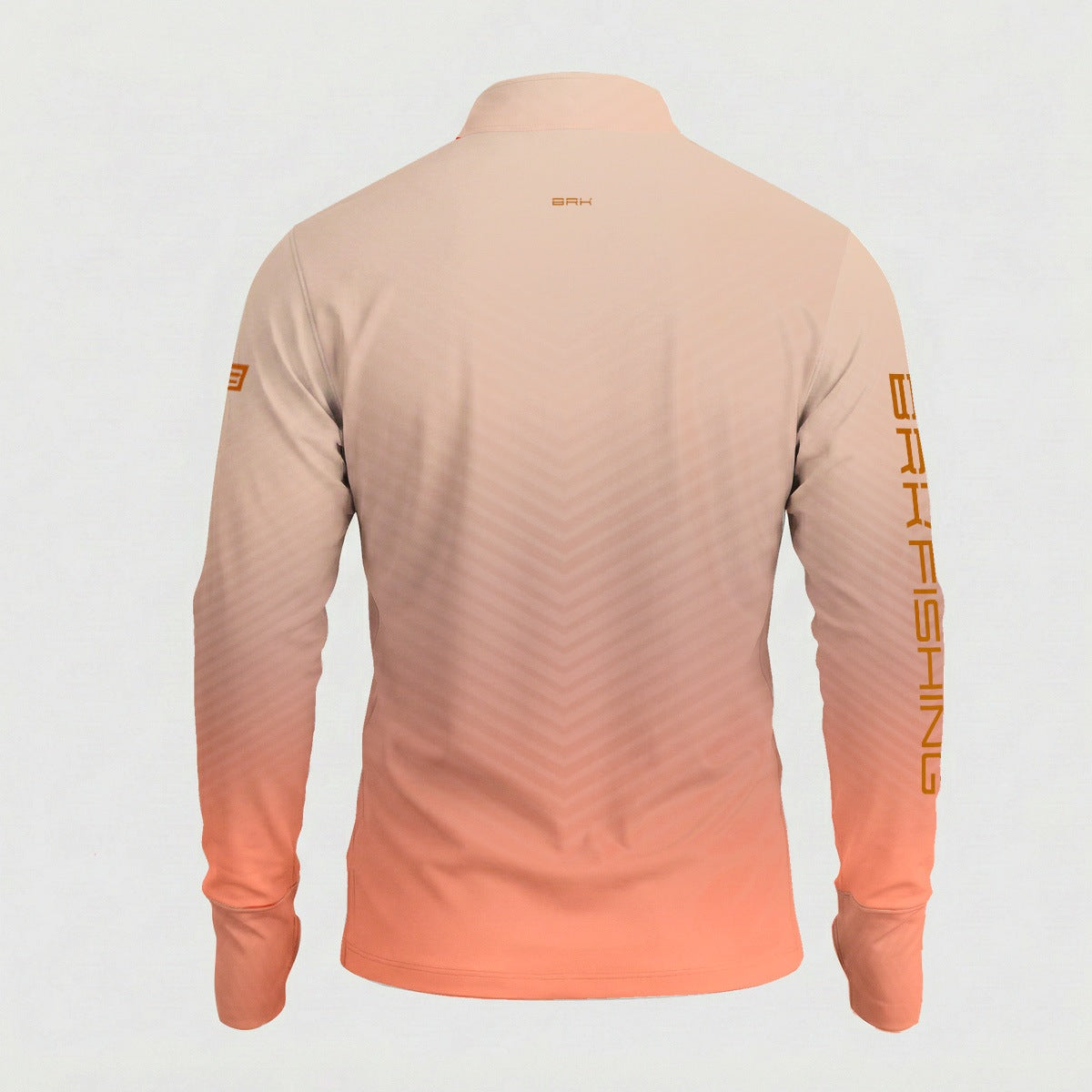 Camisa ArmorX Brk Fishing Degradê Bege e Laranja com Proteção UV50+