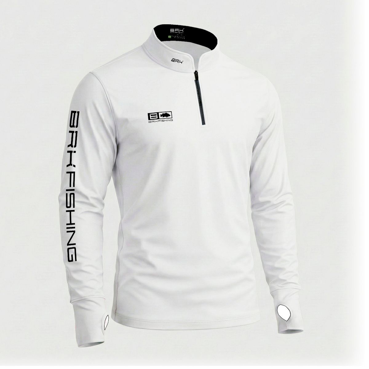 Camisa ArmorX Brk Fishing Branca com Proteção UV50+