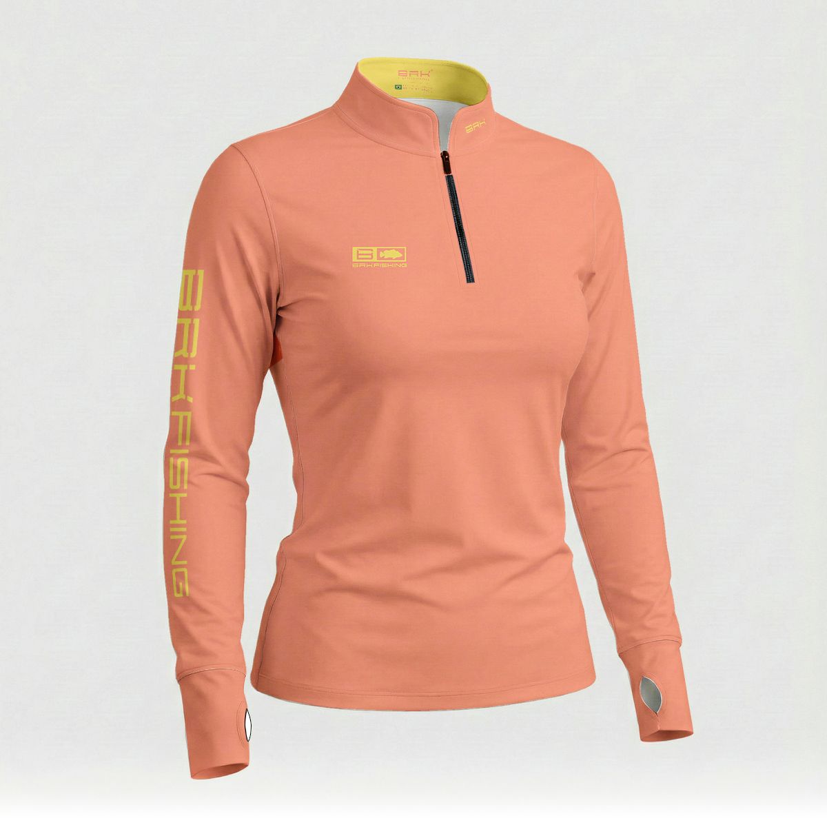 Camisa ArmorX Feminina Brk Fishing Coral com Proteção UV50+