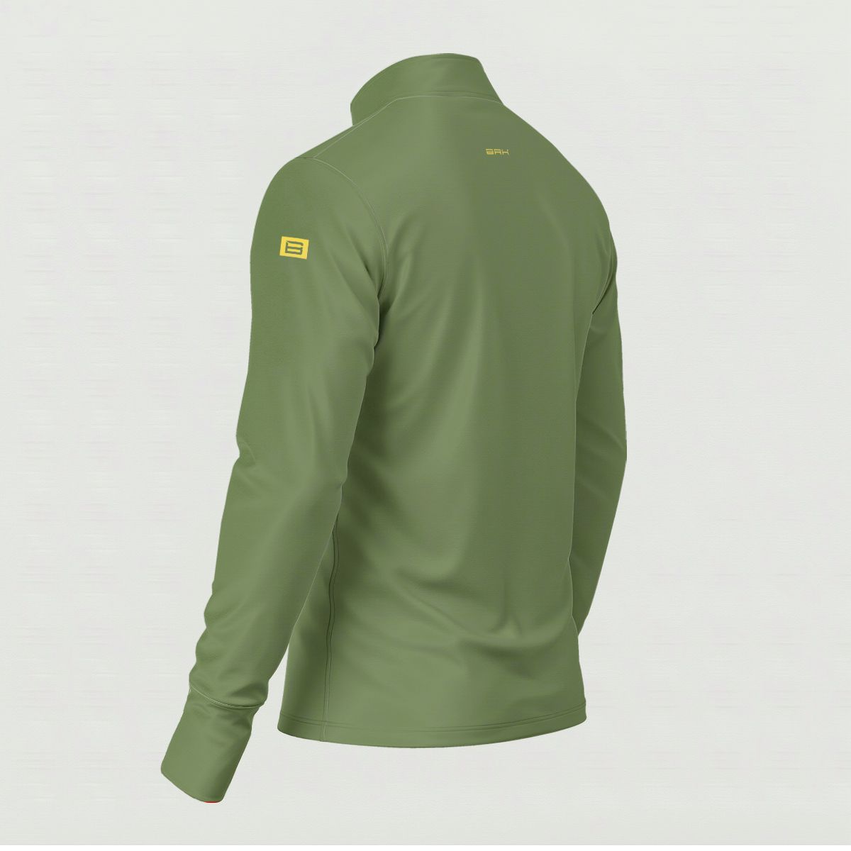 Camisa ArmorX Brk Fishing Verde Militar com Detalhes em Amarelo com Proteção UV50+