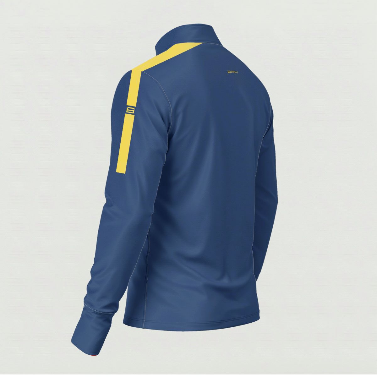 Camisa ArmorX Brk Fishing Azul com Detalhes em Amarelo com Proteção UV50+