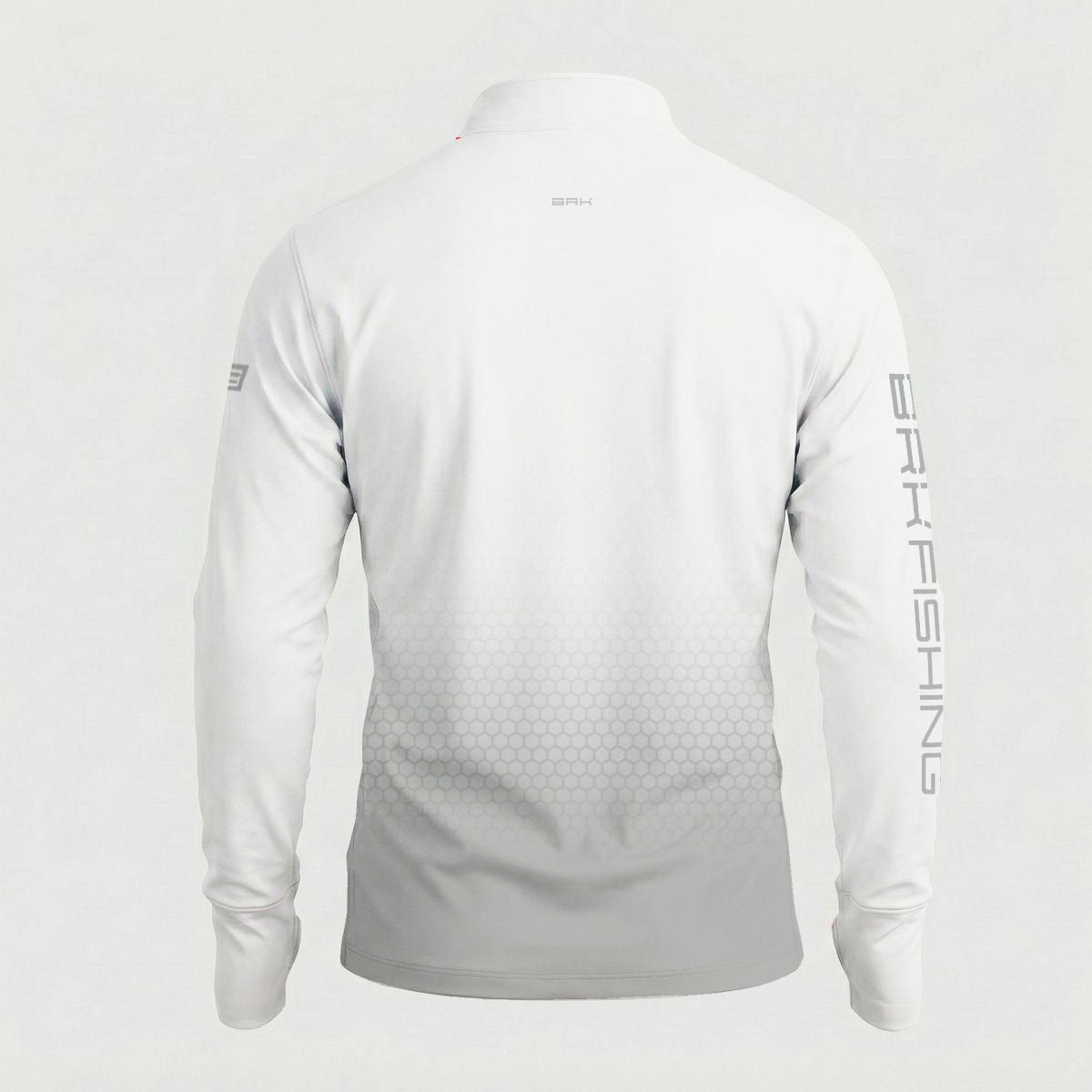 Camisa ArmorX BRK Fishing Colmeia Degradê Branco Cinza com Proteção UV50+