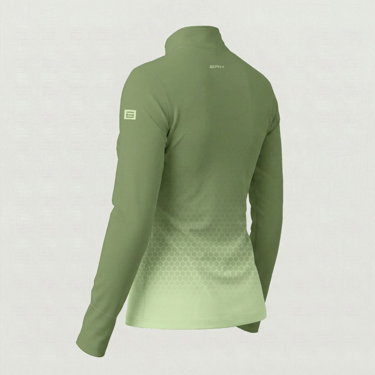 Camisa ArmorX Feminina BRK Fishing Colmeia Degradê Verde Oliva com Proteção UV50+