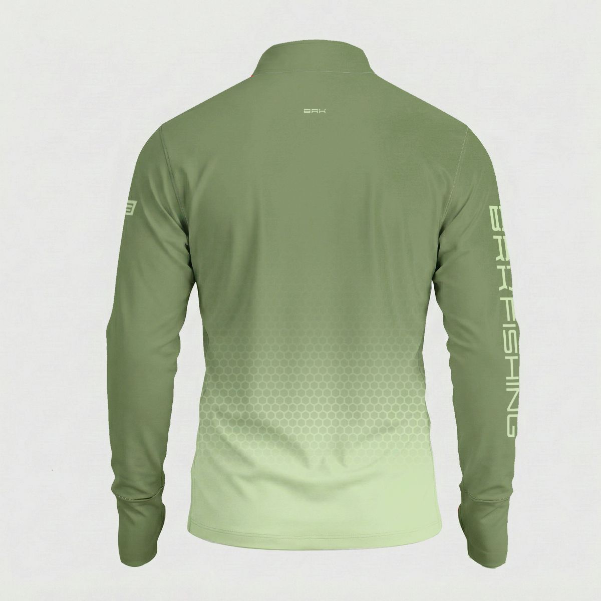 Camisa ArmorX BRK Fishing Colmeia Degradê Verde Oliva com Proteção UV50+