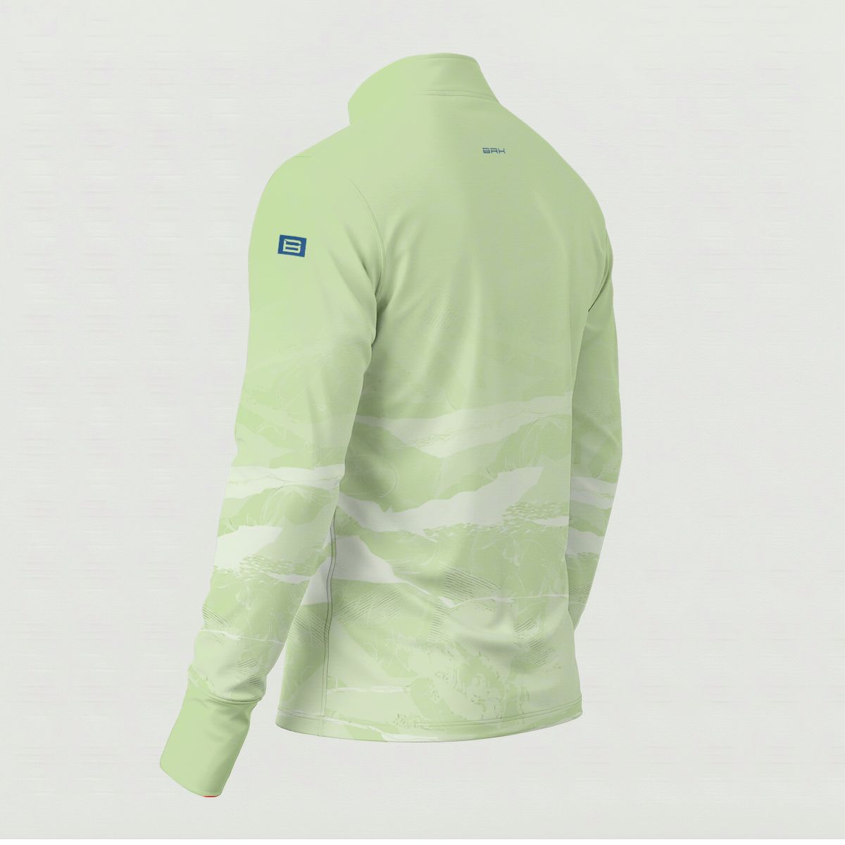Camisa ArmorX BRK Fishing Ondas Verde Claro com Proteção UV50+