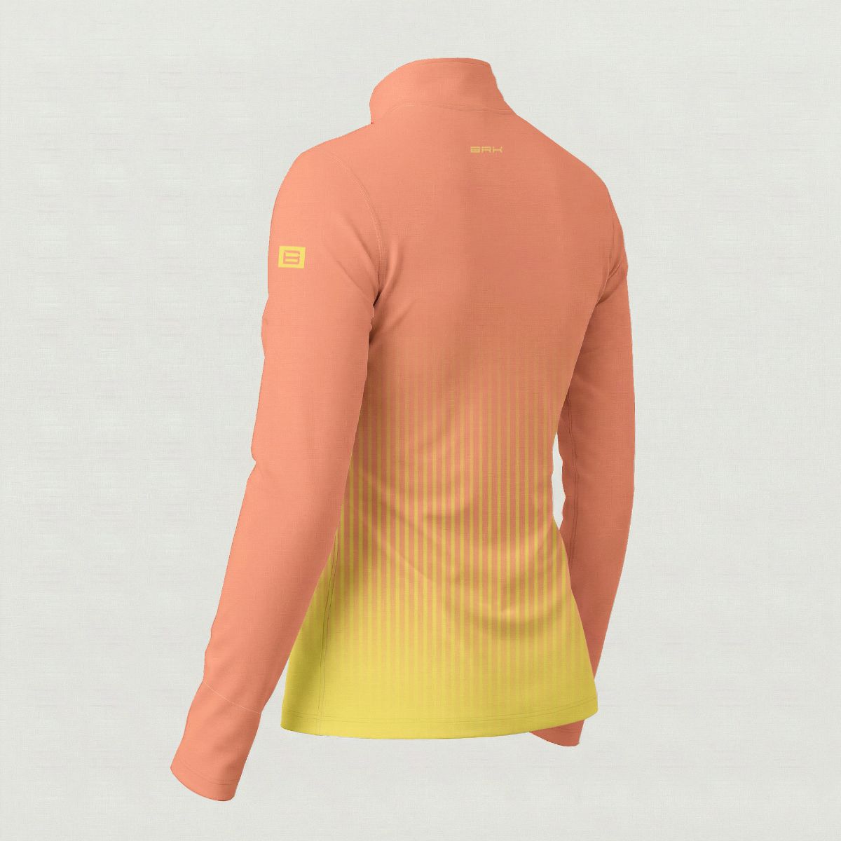 Camisa ArmorX Feminina BRK Fishing Sunset Coral Amarelo com Proteção UV50+