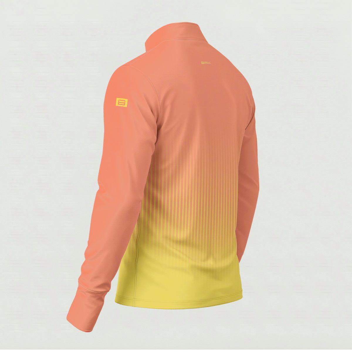 Camisa ArmorX BRK Fishing Sunset Coral Amarelo com Proteção UV50+